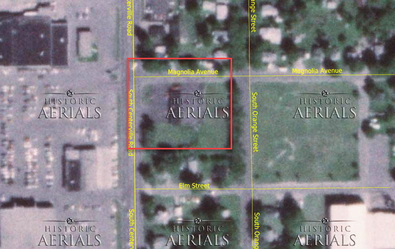 Family House Restaurant - Family House On 1986 Aerial Photo (newer photo)